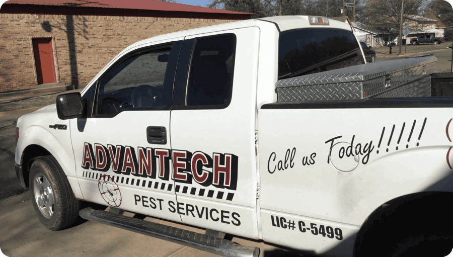 Advantech Pest Services truck
